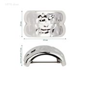 Украшение декор. MF95 Silver (серебристый) (25мм х 40мм)