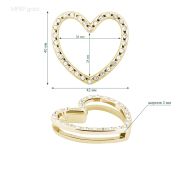 Украшение декор. MF89 Gold (золотой) (40мм)