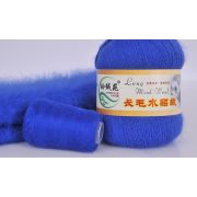 Пряжа Норка длинноворсовая 90% пух норки 10% полиамид 50 г/350 м, 10 ультрамарин