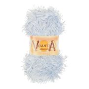 Пряжа VISANTIA 'TRAFKA'   100% полиэстер 100 г/150 м №0095 св.серый