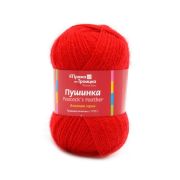 Пряжа Пушинка (Троицкая), 0042 красный
