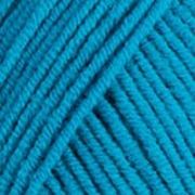 Пряжа YARN ART Jeans 55% хлопок 45% акрил 150 м/50 г 55 яр.бирюза