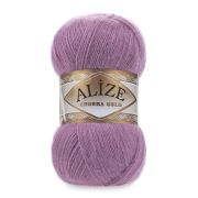 Пряжа ALIZE Angora gold 80%акрил 20%шерсть 100 г/550 м 28 черничный