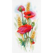 Набор для вышивания *Aquarelle* А-021 «Маковое очарование» 31*16 см
