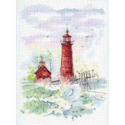 Набор для вышивания *Aquarelle* А-005 «Морская гавань» 27*20 см
