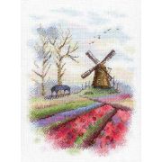 Набор для вышивания *Aquarelle* А-017 «Южная Голландия» 25*18 см