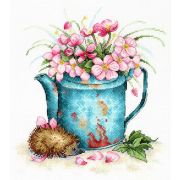 Набор для вышивания *Aquarelle* А-023 «Очаровательный ежик» 27*23 см
