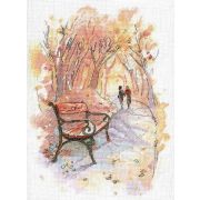 Набор для вышивания *Aquarelle* А-003 «Осенний променад» 27*20 см