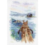 Набор для вышивания *Aquarelle* А-007 «Утро на причале» 27*20 см