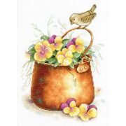 Набор для вышивания *Aquarelle* А-024 «Цветочная легкость» 27*23 см