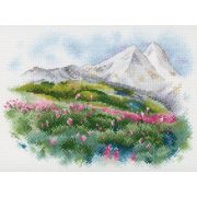 Набор для вышивания *Aquarelle* А-044 «Лето на Эльбрусе» 20*25 см