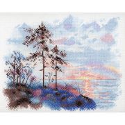 Набор для вышивания *Aquarelle* А-043 «Закаты Карелии» 20*25 см