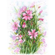 Набор для вышивания *Aquarelle* А-034 «Симфония цветов» 33*23 см