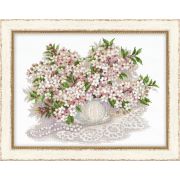 Набор для вышивания крестом «Риолис» Premium 100/034 «Вишневый цвет» 40*30 см