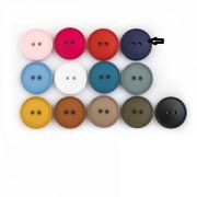 Пуговица 2 прокола 18 мм PS17, т.синий