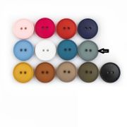 Пуговица 2 прокола 18 мм PS17, серо-зеленый