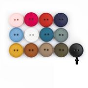 Пуговица 2 прокола 23 мм PS17, черный