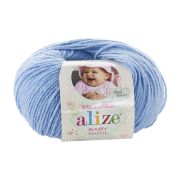 Пряжа ALIZE Baby Wool, 40 голубой