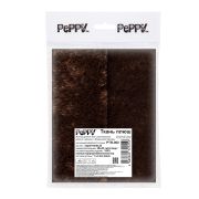 Плюш PTB-002 48 x 48 100% полиэстер, коричневый