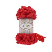 Пряжа ALIZE PUFFY, 56-красный