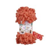 Пряжа ALIZE PUFFY, 619-коралловый