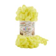 Пряжа ALIZE PUFFY, 552 желтый неон
