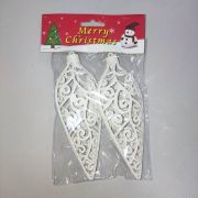 Сосулька перламутр 16 см 2 шт/уп НГ237