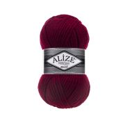 Пряжа ALIZE Superlana Maxi 100 г/100 м, 390 тем.красный