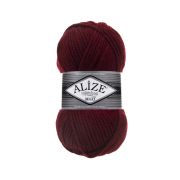 Пряжа ALIZE Superlana Maxi 100 г/100 м, 57 бордовый