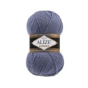 Пряжа ALIZE Lanagold 100 г/240 м, 203 джинс.меланж