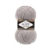 Пряжа ALIZE Lanagold 100 г/240 м, 207 св.коричневый меланж