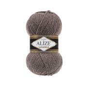 Пряжа ALIZE Lanagold 100 г/240 м, 240 св.коричневый меланж
