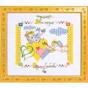 Набор для вышивания Л-0687 PANNA «Любовь, рожденная на небесах!» 27*29 см