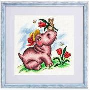 Набор для вышивания Д-0628 PANNA «Романтическое настроение» 21*21 см