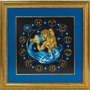 Набор для вышивания ЗН-0932 PANNA «Знаки Зодиака. Водолей» 11*13 см