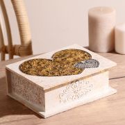 Шкатулка «Два сердца» 19,5х15х7 см