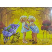 Набор для вышивания «Первый поцелуй» 78*57 см