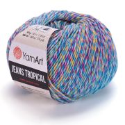 Пряжа YARN ART Jeans Tropical 150 м/50 г, 618 голубой-розовый