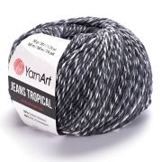 Пряжа YARN ART Jeans Tropical 150 м/50 г, 611 серый меланж