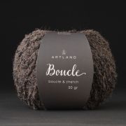 Пряжа Boucle (ARTLAND) 220 м/ 50 гр, 025 т.серый