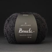 Пряжа Boucle (ARTLAND) 220 м/ 50 гр, 033 черный