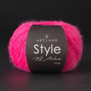 Пряжа Style (kid mohair)  ARTLAND 25 гр / 325 м, 15 яр.розовый