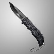 Нож складной «Смерть с косой» 15 см, клинок 65мм/1,4мм, с цепочкой